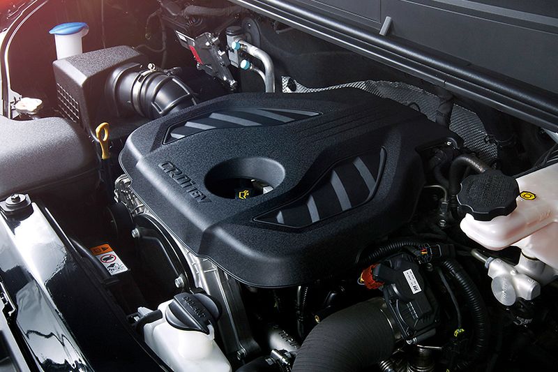 Der 2,5 Liter Motor im Hyundai H350